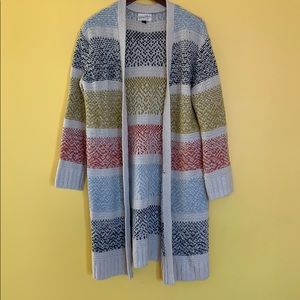 Long Boho Wool Sweater